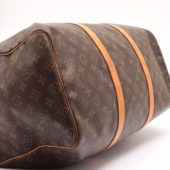 Louis Vuitton Bags Louis Vuitton Brown Monogram Canvas Leather Sac